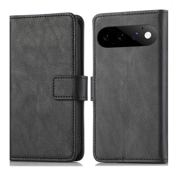 Luxe Bookcase voor de Google Pixel 11 - Zwart