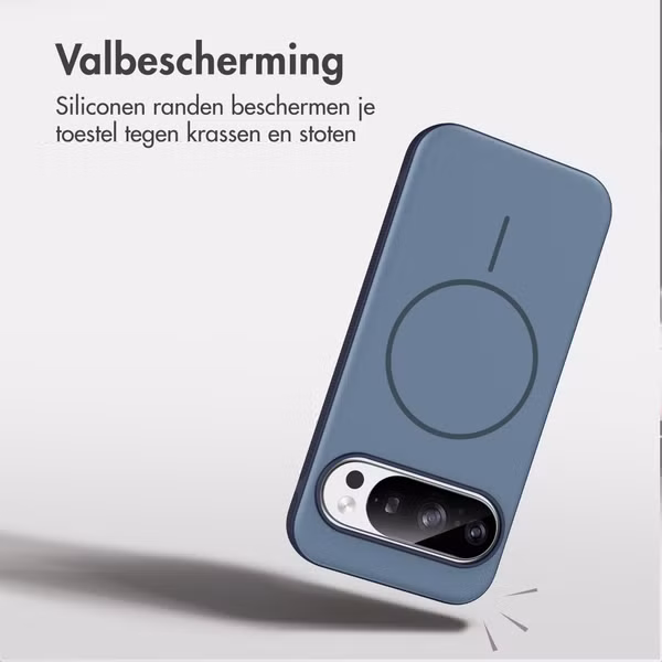 imoshion Color Backcover met Thin MagSafe Ring Google Pixel 11 / 11 Pro / 10 / 10 Pro - Donkerblauw