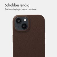 imoshion Texture Backcover Apple iPhone 14 / 13 - Donkerbruin