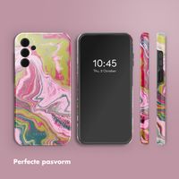 Selencia Vivid Backcover Samsung Galaxy A15 (5G) - Marble Pink