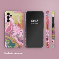 Selencia Vivid Tough Backcover Samsung Galaxy A15 (5G/4G) - Marble Pink