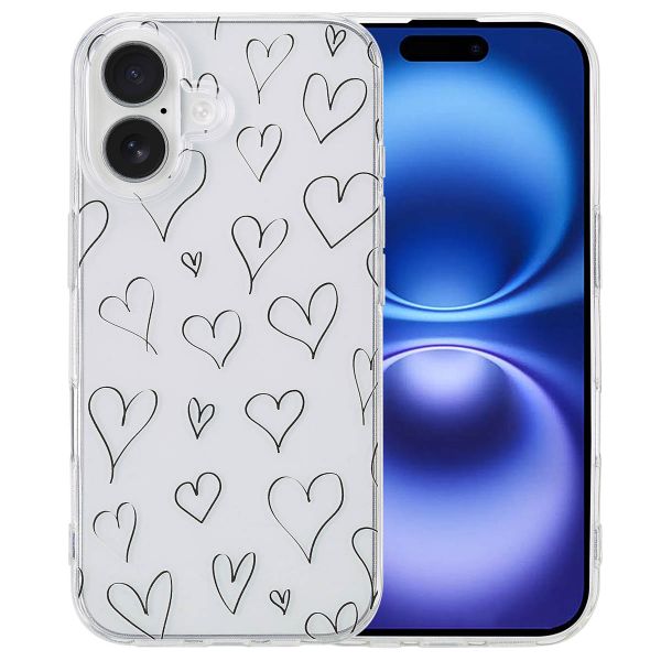 imoshion Design hoesje iPhone 16 - Hearts