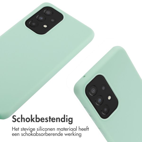 imoshion Siliconen hoesje met koord Samsung Galaxy A33 - Mintgroen