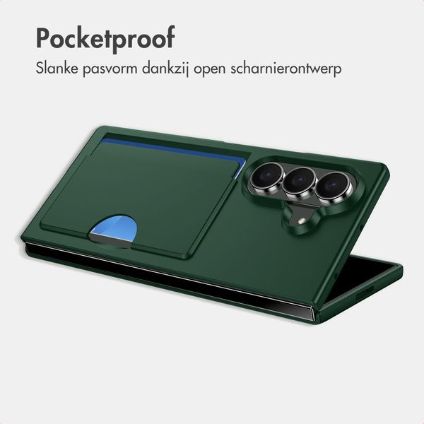 imoshion Backcover met pashouder Samsung Galaxy Z Fold 8 Ultra - Donkergroen