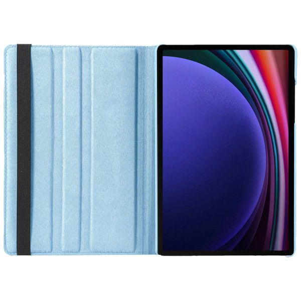 imoshion 360° draaibare Bookcase Samsung Galaxy Tab S10 Plus / Tab S9 Plus / Tab S9 FE Plus - Turquoise