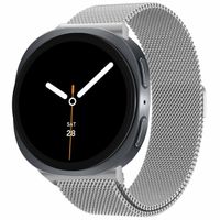imoshion Milanees magnetisch bandje Samsung Galaxy Watch 8 (40/44mm) / Classic (46mm) - Zilver