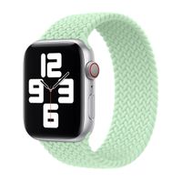 Apple Gevlochten solobandje Apple Watch | 44/45/46/49 mm - Maat 12 - Pistachio