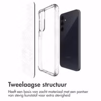 imoshion Clear Glitter Backcover Samsung Galaxy A35 - Zilver