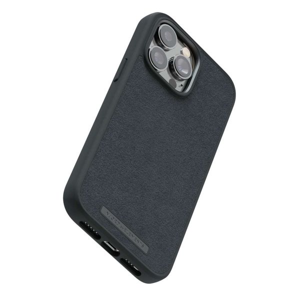 Njorð Collections Suède Comfort+ Case iPhone 14 Pro Max - Black