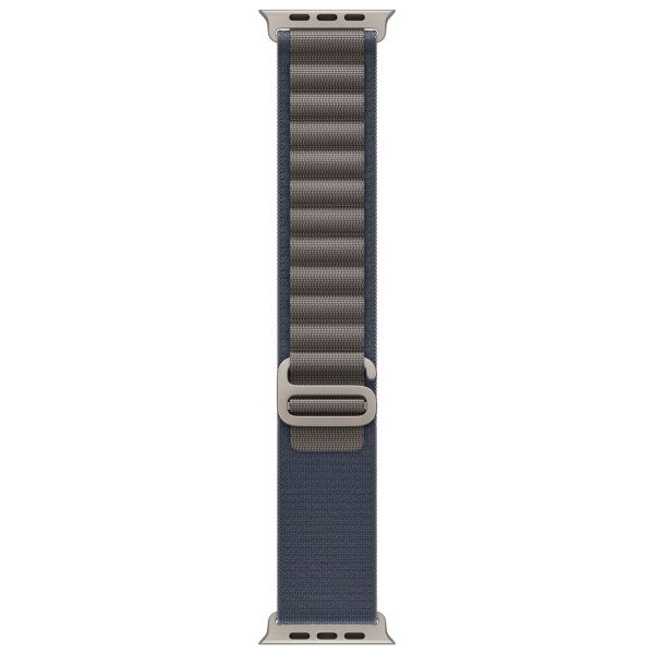 Apple Alpine Loop Band Apple Watch Series 1 t/m 10 / SE / Ultra (2) (44/45/46/49 mm) - Maat S - Blue