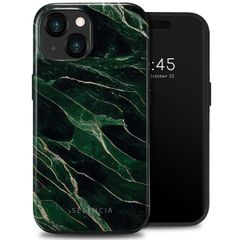 Selencia Vivid Tough Backcover iPhone 15  - Chic Marble Quartz