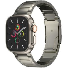 Accezz Mat Titanium bandje Apple Watch Series 1 t/m 11 / SE / Ultra (44/45/46/49 mm) - Titanium