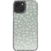 imoshion Design hoesje Apple iPhone 15 - Smoke Green Flowers