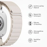 Accezz Nylon Alpine bandje Samsung Galaxy Watch Ultra 2 (2026) / Ultra (2024/2025) - Sterrenlicht
