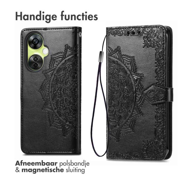 imoshion Mandala Bookcase OnePlus Nord CE 3 Lite (5G) - Zwart