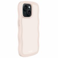 Holdit Wavy Case Apple iPhone 14/15 Plus - Light Beige