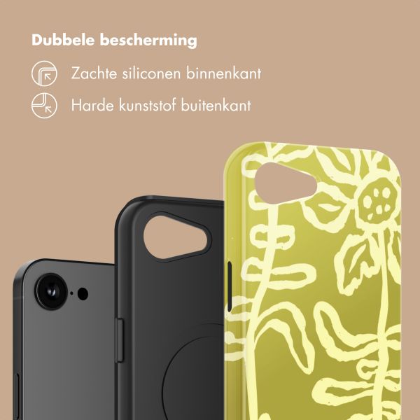Selencia Vivid Backcover Apple iPhone 17e / 16e - Chalky Bloom