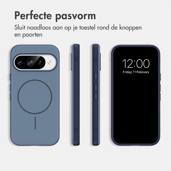 imoshion Color Backcover met Thin MagSafe Ring Google Pixel 9 / 9 Pro - Donkerblauw