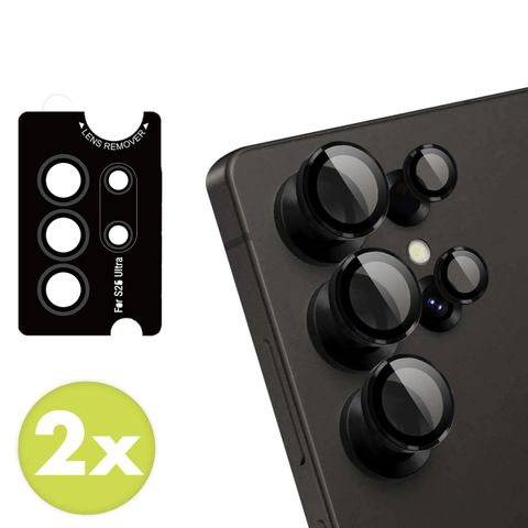 imoshion 2 Pack Camera lens protector Samsung Galaxy S25 Ultra - Zwart