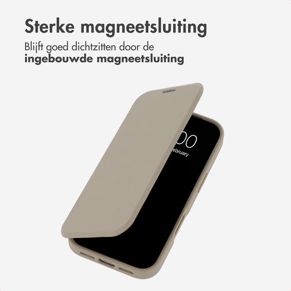 imoshion Transparante Bookcase met MagSafe Apple iPhone 18 Pro Max / 17 Pro Max - Beige
