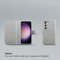 Selencia Olyn Uitneembare Bookcase met MagSafe Samsung Galaxy S23 - Grijs
