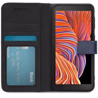 imoshion Luxe Bookcase Samsung Galaxy Xcover 5 - Donkerblauw