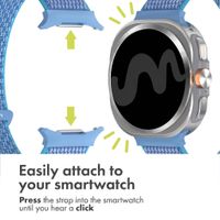 imoshion Nylon Strap Samsung Galaxy Watch Ultra 2 (2026) / Ultra (2024/2025) - Navy Blue
