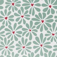 imoshion Design hoesje Samsung Galaxy A55 - Bloom Love Sage Green