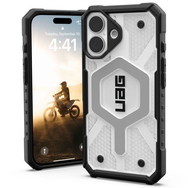 UAG Pathfinder Backcover MagSafe Apple iPhone 16 - Ice