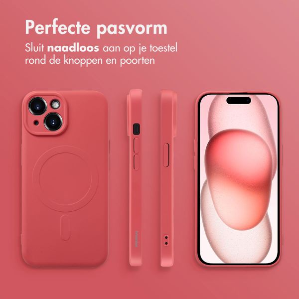 imoshion Color Backcover met MagSafe Apple iPhone 15 - Dusty Rose