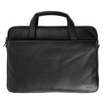 Accezz Leather Laptoptas 16 inch - Zwart