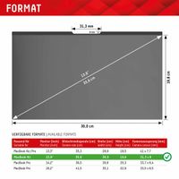 Displex Privacy Safe Magnetische Screenprotector MacBook Air 13.6 inch (2022) / Air 13.6 inch (2024) M3 chip - A2681 / A3113