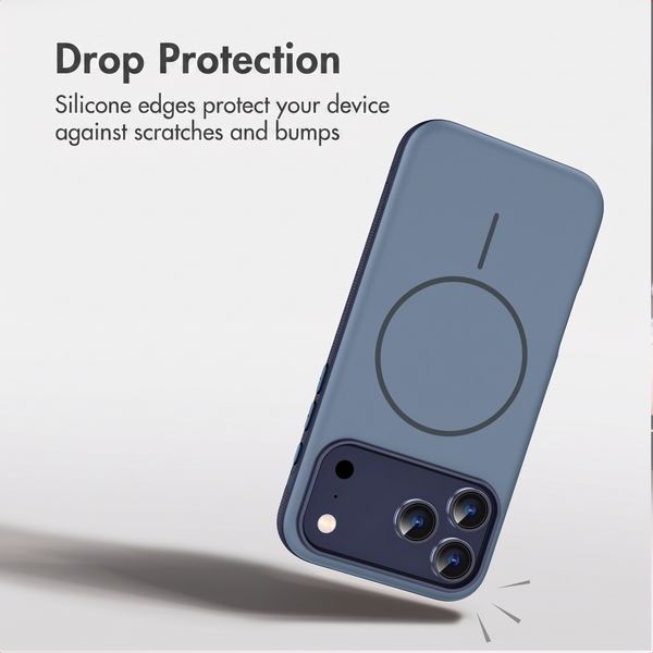 imoshion Colour Back Cover with Thin MagSafe Ring Apple iPhone 17 Pro Max - Dark Blue