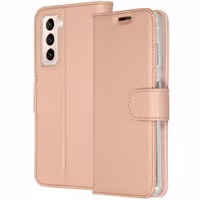 Accezz Wallet Softcase Bookcase Samsung Galaxy S21 Plus - Rosé Goud