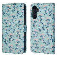 imoshion Design Bookcase Samsung Galaxy A34 (5G) - Blue Flowers