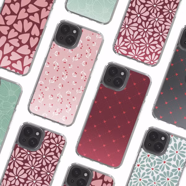 imoshion Design hoesje Apple iPhone 15 - Berries Blush