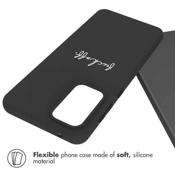 imoshion Design hoesje Samsung Galaxy A33 - Fuck Off - Zwart