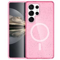 imoshion Sparkle Backcover met MagSafe Samsung Galaxy S25 Ultra - Glitter Roze