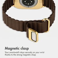 imoshion Magnetic Faux Leather Band Apple Watch | 38/40/41/42 mm - Brown