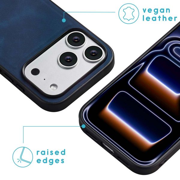 imoshion Uitneembare 2-in-1 Luxe Bookcase Apple iPhone 17 Pro - Blauw