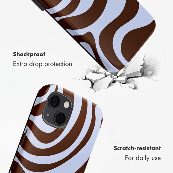 Selencia Vivid Back Cover Apple iPhone 13 Pro - Dream Swirl Chocolate