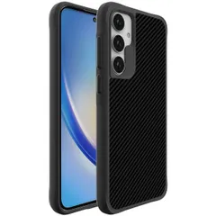 imoshion Rugged Hybrid Carbon Case Samsung Galaxy A35 - Black / Carbon