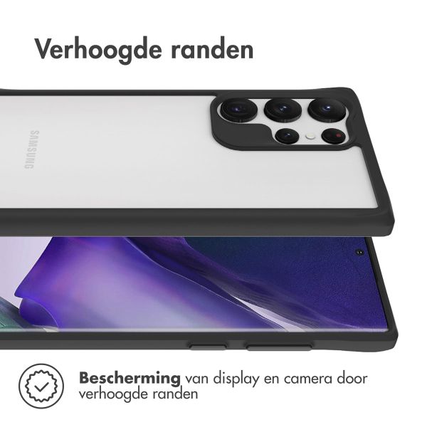 imoshion Rugged Hybrid Case Samsung Galaxy S23 Ultra - Zwart