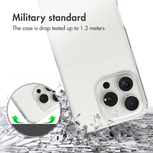 Accezz Xtreme Impact Back Cover Apple iPhone 16 Pro - Transparent