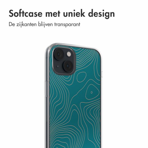 imoshion Design hoesje iPhone 14 - Topo Turquoise