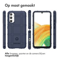 imoshion Rugged Shield Backcover Samsung Galaxy A34 (5G) - Donkerblauw