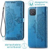 imoshion Mandala Bookcase Oppo Reno4 Z 5G - Turquoise