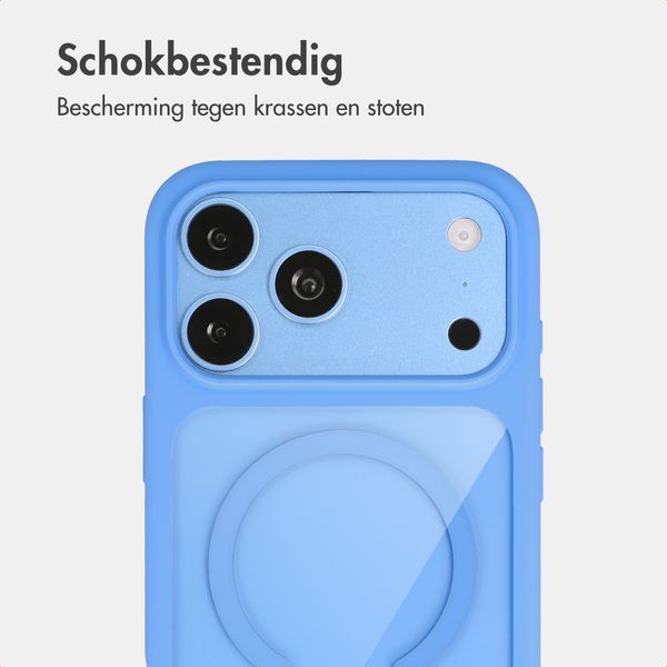 Accezz Hold Backcover met MagSafe Apple iPhone 18 Pro Max / 17 Pro Max - Light Blue