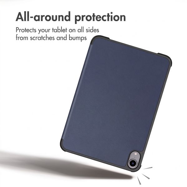 imoshion Trifold Book Case Apple iPad Mini 7 (2024) / iPad Mini 6 (2021) - Dark Blue