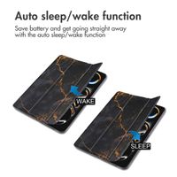 imoshion Design Trifold Case Apple iPad Pro 13 (2025) M5 / (2024) M4 - Black Marble